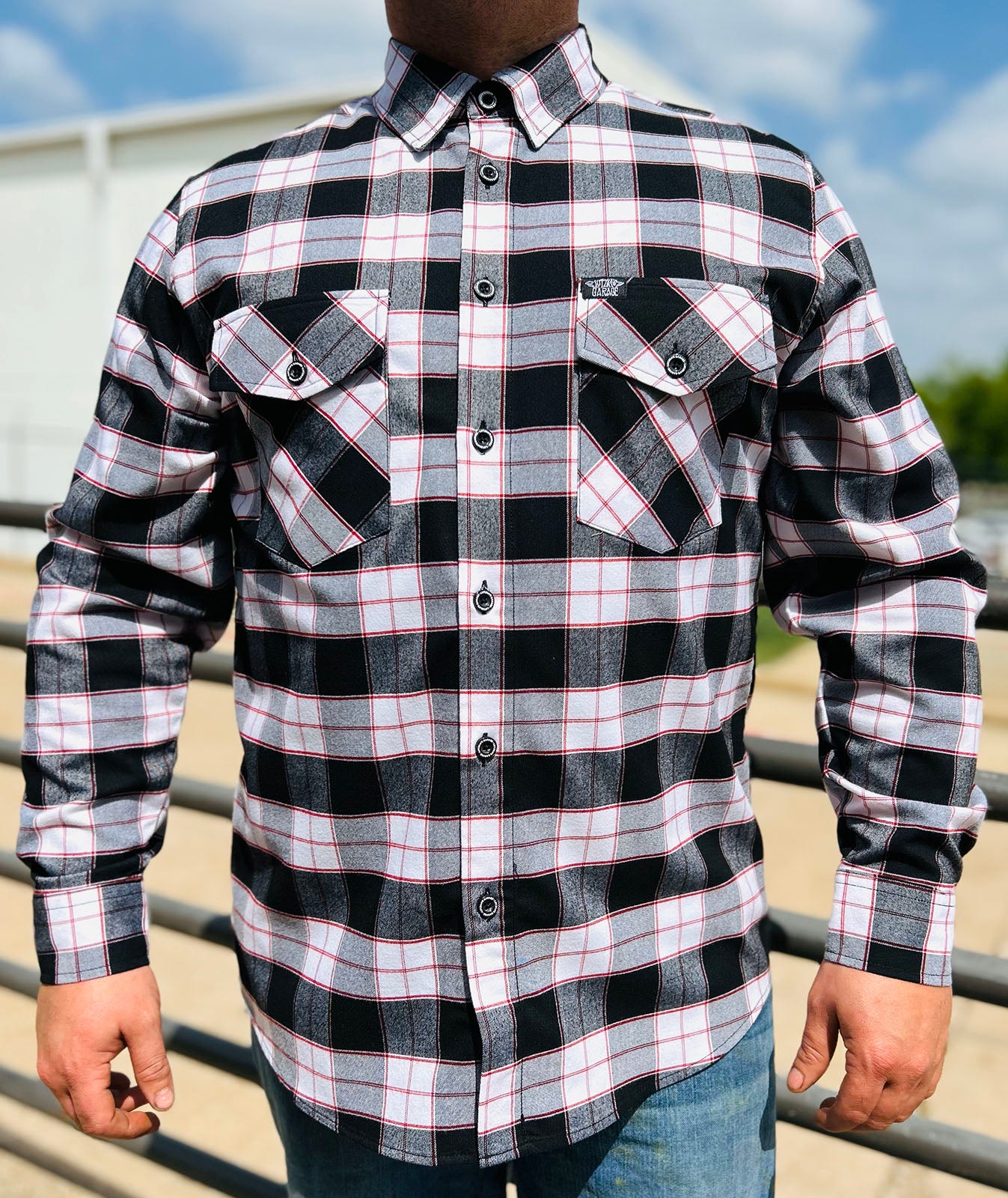 Lutzka's Garage Flannel - Youth