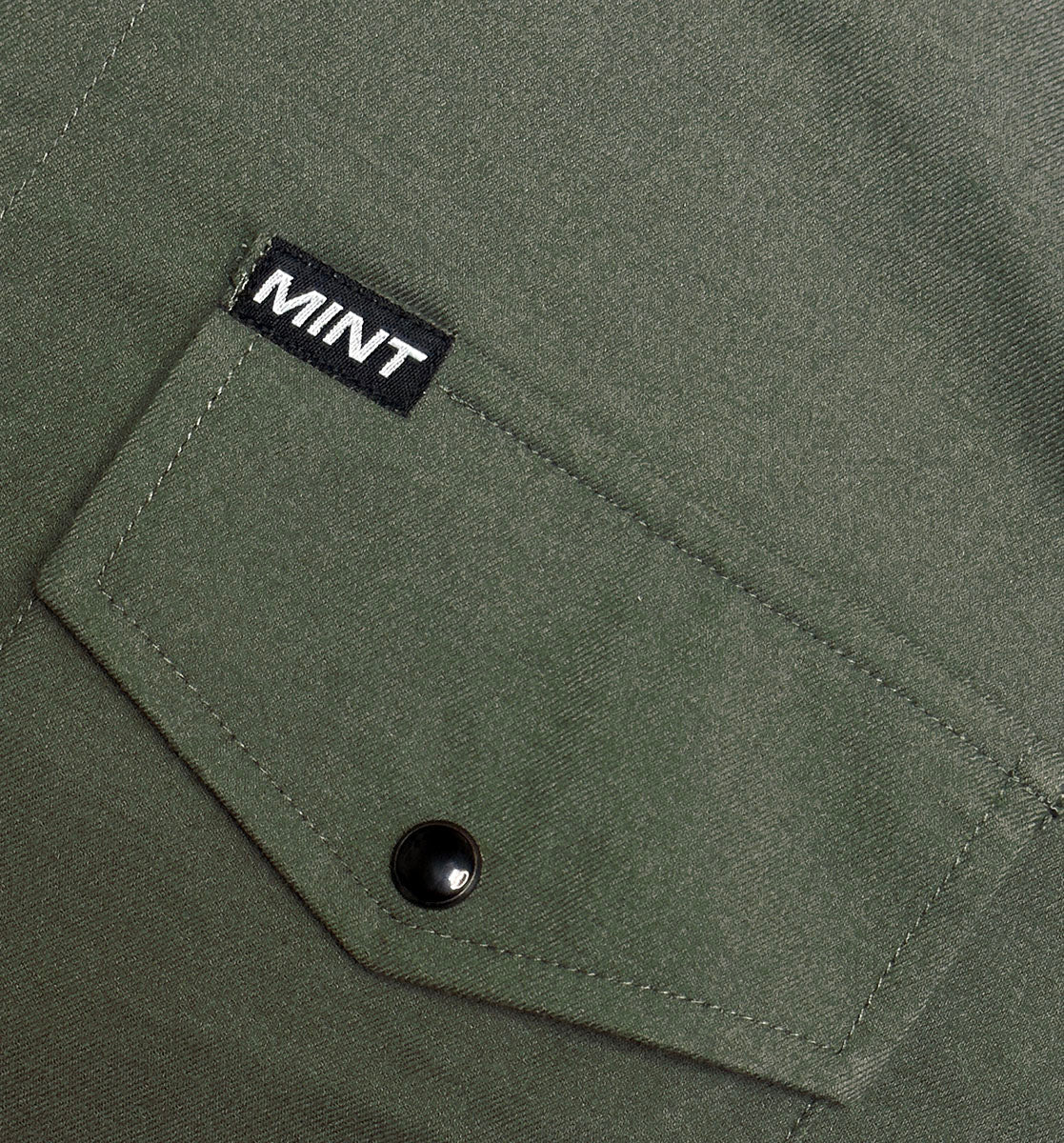 Solid OD Green Flannel