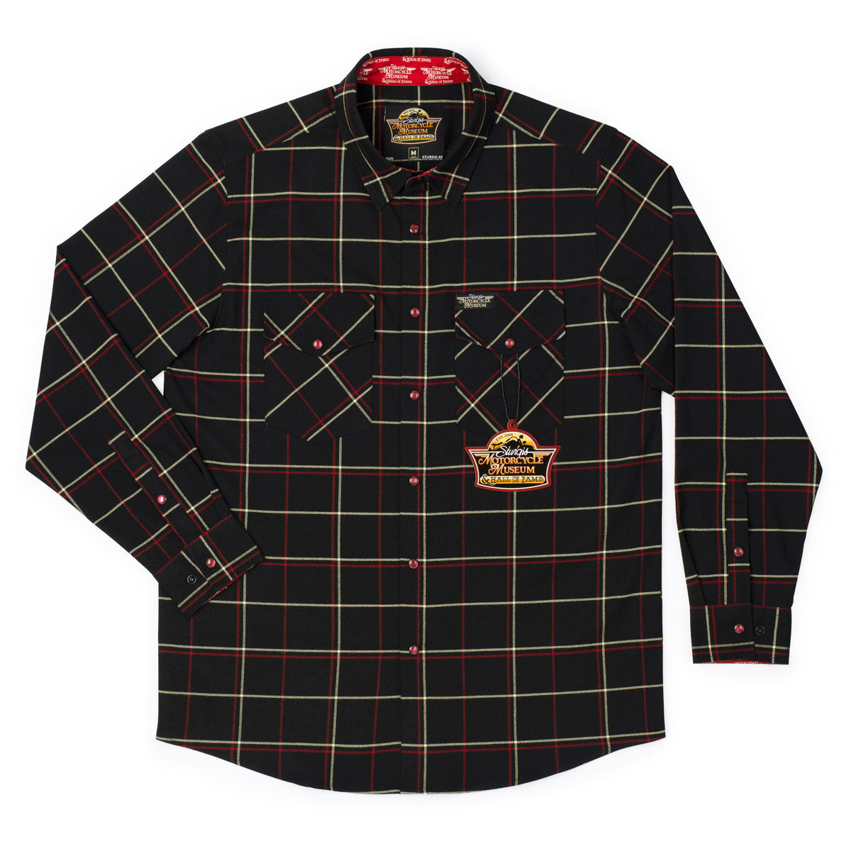 Sturgis Motorcycle Museum & Hall of Fame Flannel - Gray
