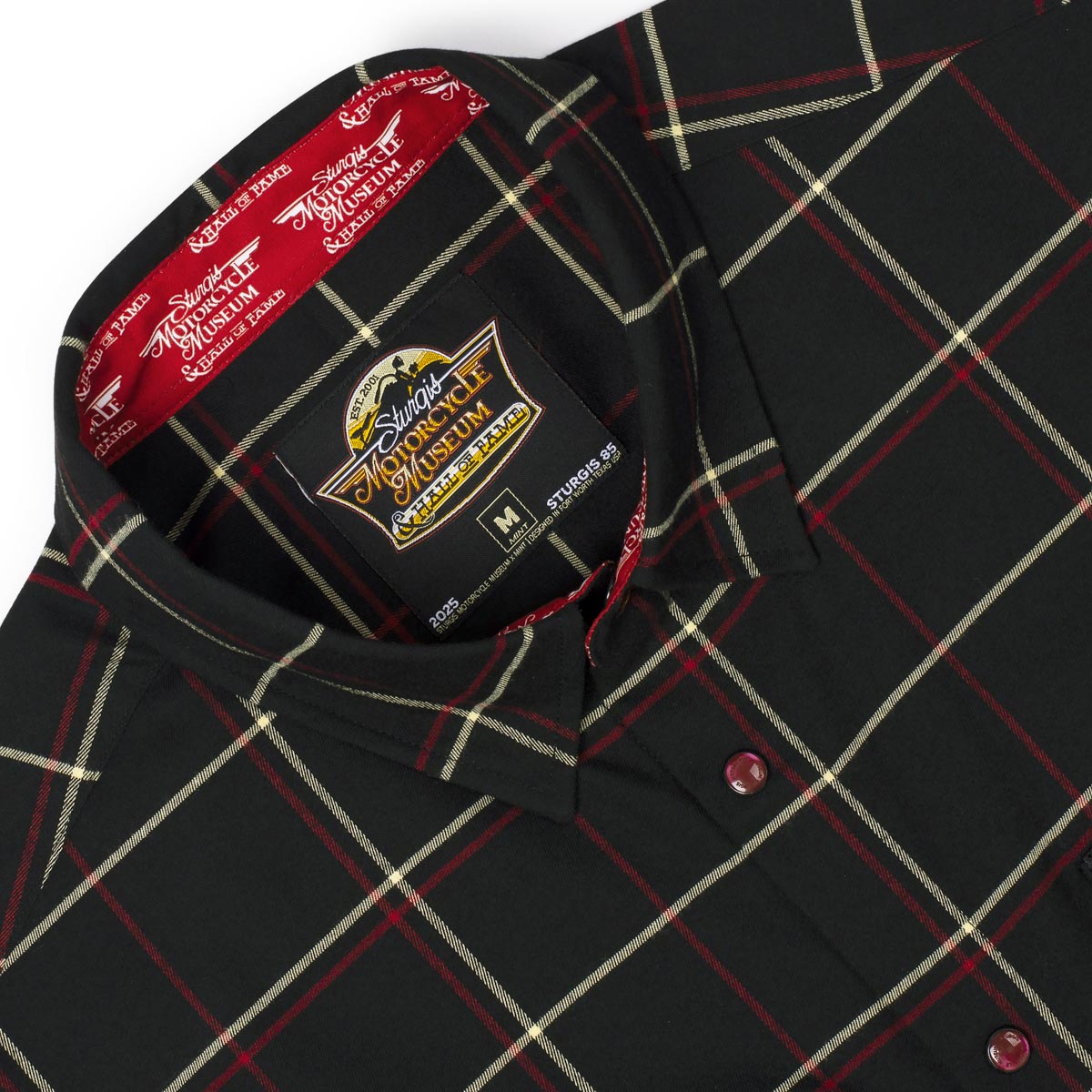 Sturgis Motorcycle Museum & Hall of Fame Flannel - Gray