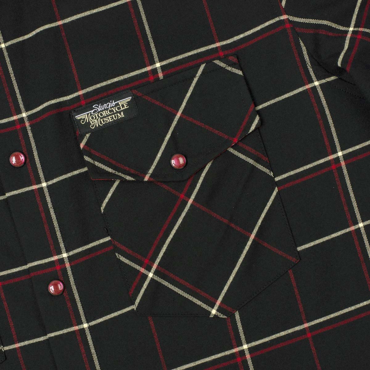Sturgis Motorcycle Museum & Hall of Fame Flannel - Gray