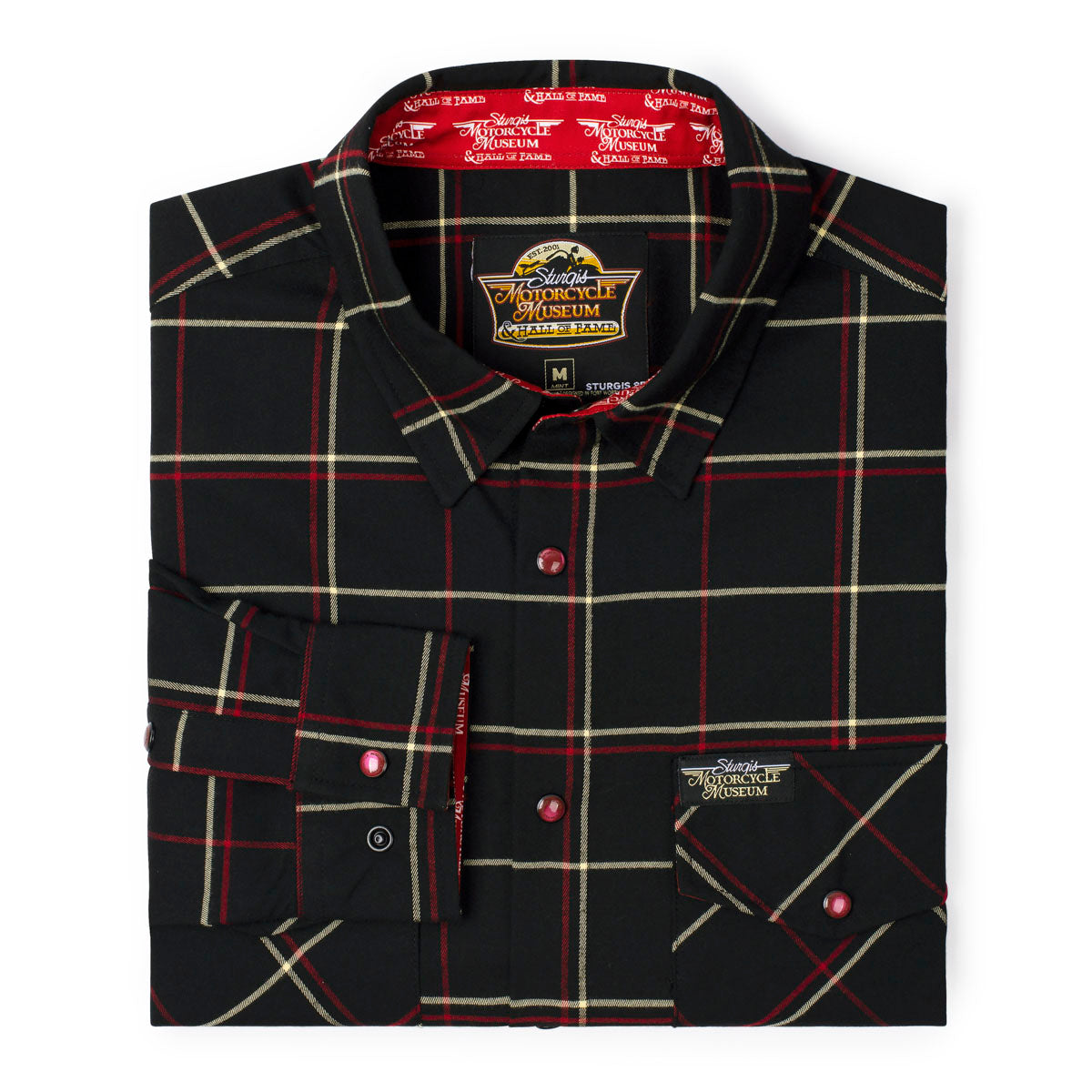 Sturgis Motorcycle Museum & Hall of Fame Flannel - Gray