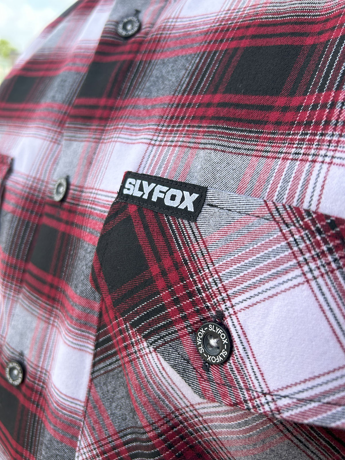 Slyfox Womens Flannel - Fox Blood