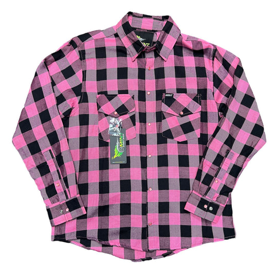 Buffalo Check - Pink & Black Kids Flannel - Gen 2