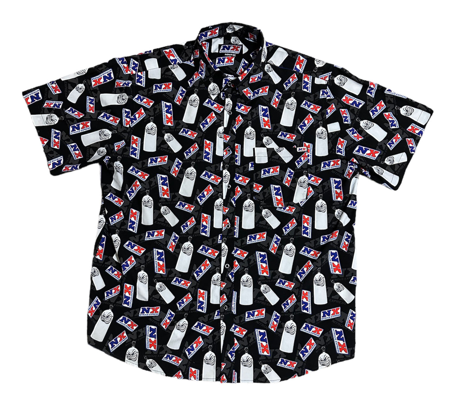 Nitrous Express Button Up Short Sleeve Shirt