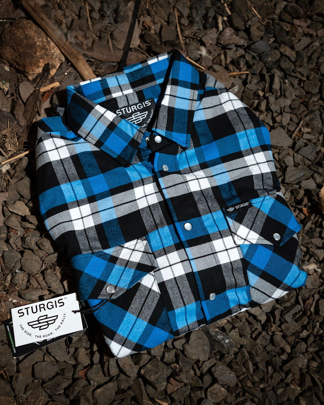 Sturgis 83 / Helping With Horsepower Womens Flannel