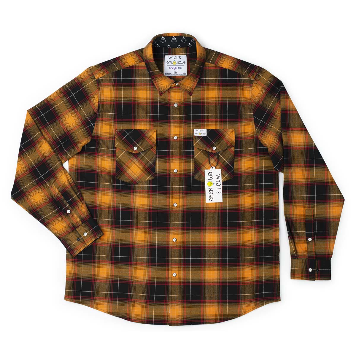 Wyatt's Lemonade 2025 85th Sturgis Edition Flannel for Dogs Inc - Youth