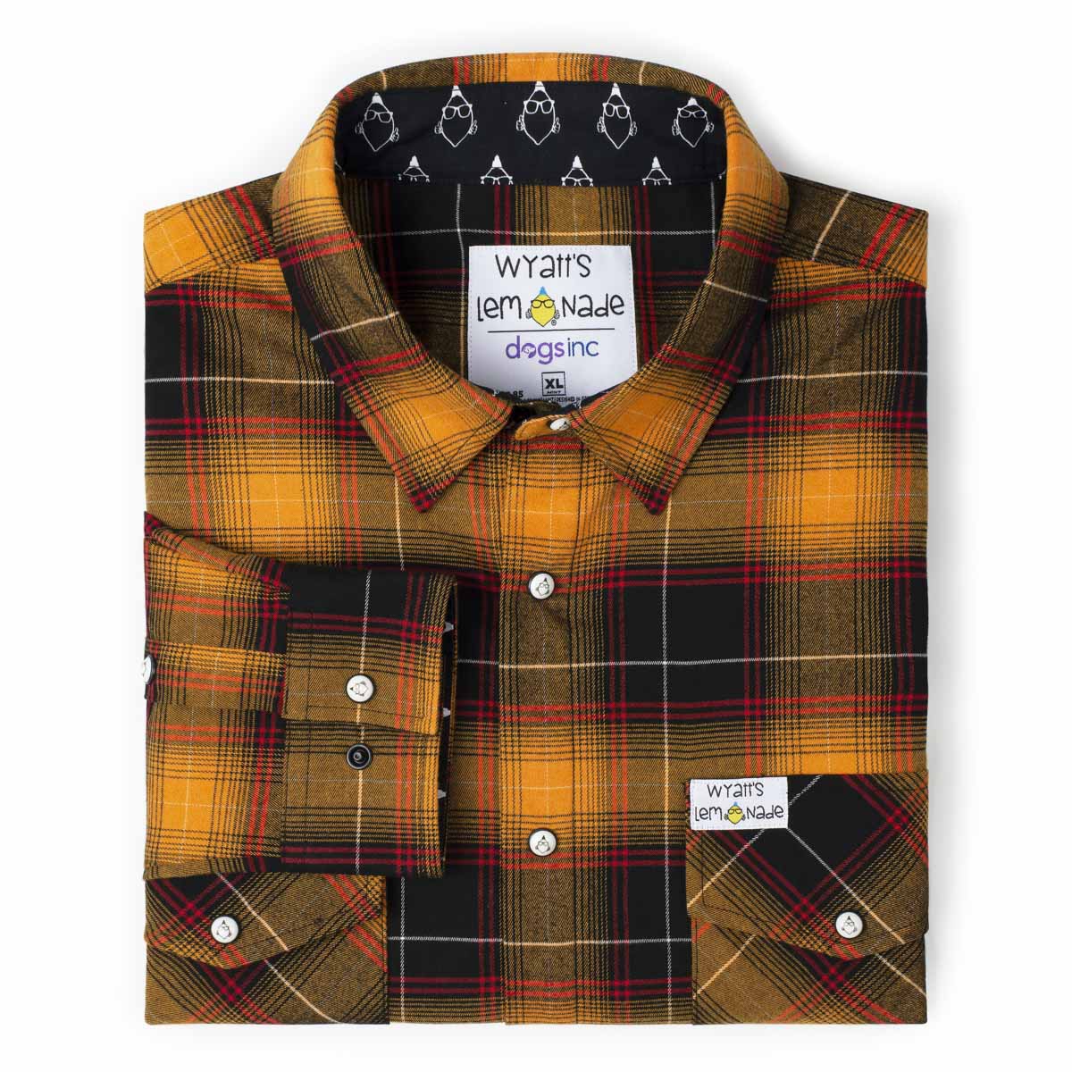 Wyatt's Lemonade 2025 85th Sturgis Edition Flannel for Dogs Inc - Youth