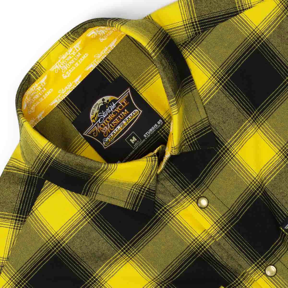 Sturgis Motorcycle Museum & Hall of Fame Flannel - Yellow