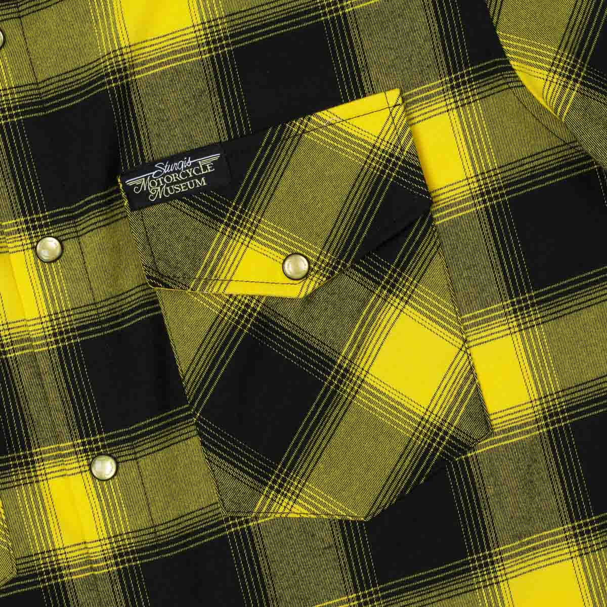 Sturgis Motorcycle Museum & Hall of Fame Flannel - Yellow