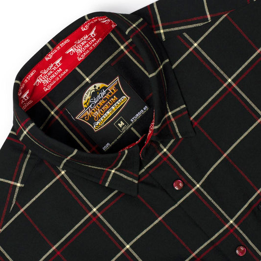 Sturgis Motorcycle Museum & Hall of Fame Flannel - Gray
