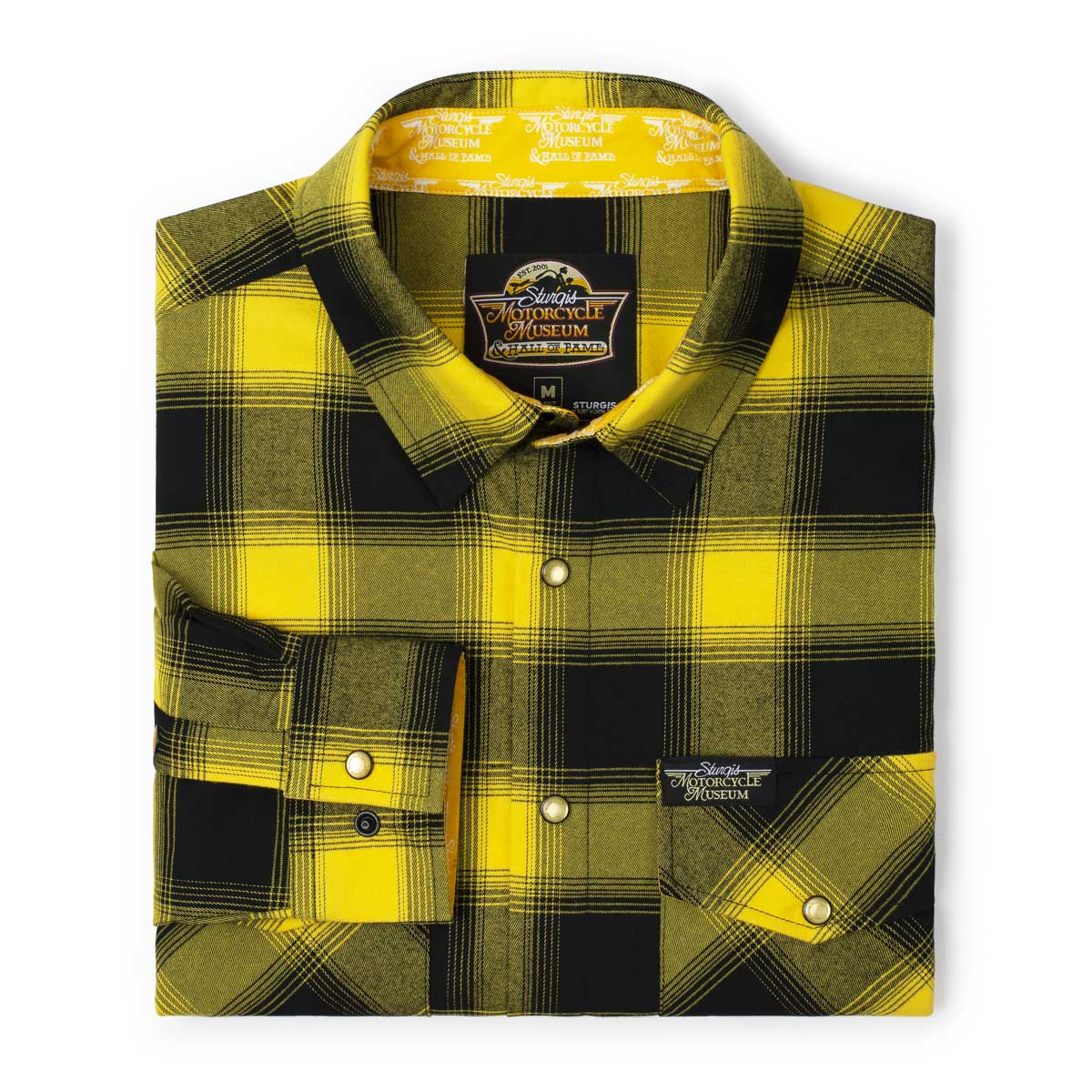 Sturgis Motorcycle Museum & Hall of Fame Flannel - Yellow