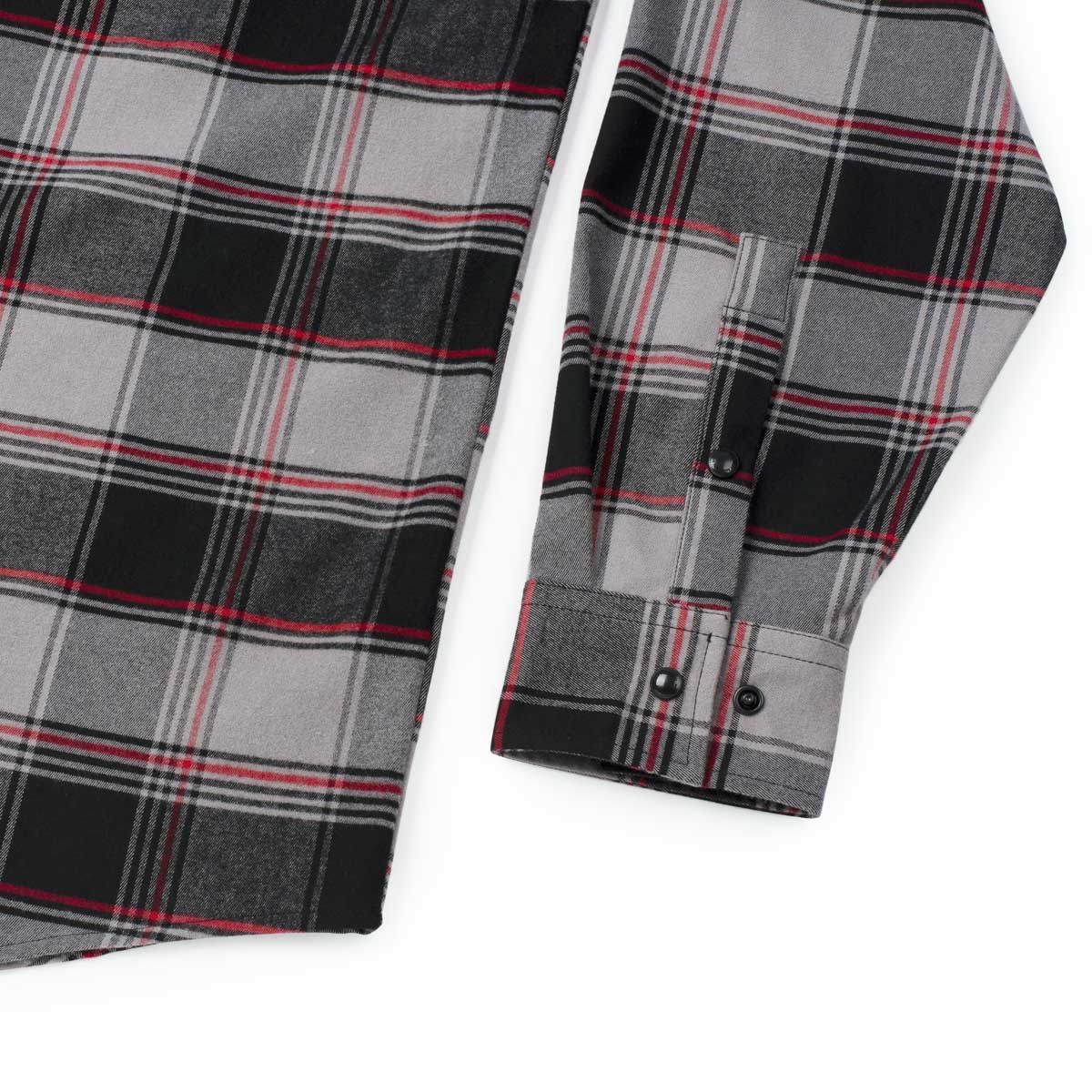 Last Chance Flannel - Grey and Red