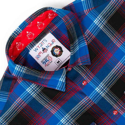 Wyatt's Lemonade 2026 USA250 Edition Flannel for Piedmont Fire & EMS